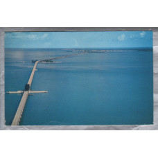 `Seven Mile Bridge - Florida` - Postally Used - Key West .Fla 19th January ???? Postmark - Koppel Color Cards Postcard