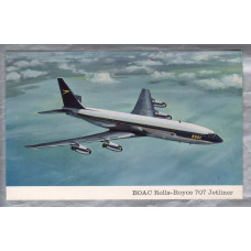 `BOAC Rolls-Royce 707 Jetliner` - Postally Unused - Producer Unknown.