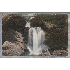 `Inversnaid Falls,Loch Lomond` - Postally Used - Oban 29th August 190? - Millar & Lang Postcard