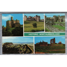`Historic Northumberland` - Postally Unused - Photo Precision Ltd Postcard