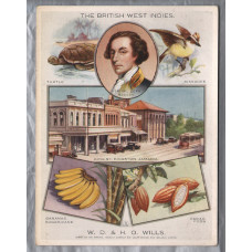 `The British West Indies - British Empire` - No.3 in a series of 12 - W.D & H.O Wills - Imperial Tobacco Company Limited Card
