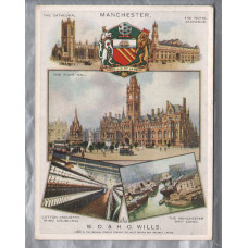 `Manchester - Cities of Britain` - No.10 in a series of 12 - W.D & H.O Wills - Imperial Tobacco Company Limited Card