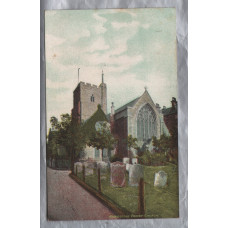 `Folkestone Parish Church` - Kent - Postally Unused - c1910 - Ross Series Postcard
