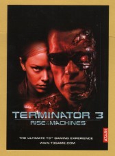 `Terminator 3, Rise of the Machines - Atari` - Postally Unused - Boomerang Media Postcard.