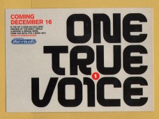 `Popstars The Rivals - One True Voice - 2002` - Postally Unused - Boomerang Media Postcard.