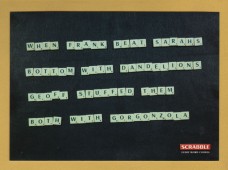 `Scrabble, Every Word Counts` - Postally Unused - Boomerang Media Postcard.