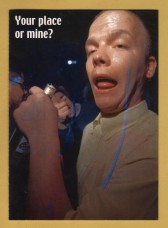 `Virgin Trains - Your Place or Mine?` Fold Out Card - Postally Unused - Boomerang Media Postcard.