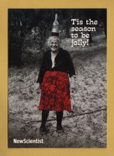 `New Scientist - Tis The Season To Be Jolly!` - Postally Unused - Boomerang Media Postcard.