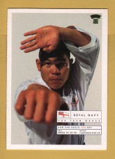 `Royal Navy, The Team Works - David Tang - Recruitment` Fold Out Card - Postally Unused - Boomerang Media Postcard.