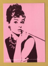 `PC9705 Audrey Hepburn (Cigarello)` - Hollie Golightly, Breakfast at Tiffany`s - Postally Unused - Pyramid Posters Postcard.