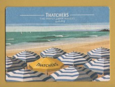 `Thatchers Cider - Beer Mat` - Postally Unused - Thatchers Postcard.