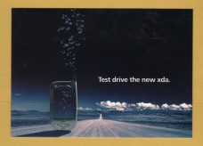 `Test drive the new xda, Microsoft Windows Powered` - O2 - Postally Unused - Boomerang Media Postcard.