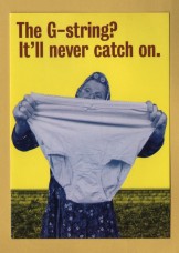 `The G-String?, It`ll Never Catch On` - Liptons Ice Tea - Postally Unused - Boomerang Media Postcard.