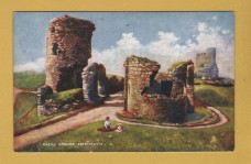 `Aberystwyth - Series ll - `Castle Grounds, Aberystwyth` - Oilette - 6211` - Postally Unused - Raphael Tuck & Sons Postcard.
