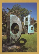 `View of the Sculpture Garden - Barbara Hepworth Museum and Sculpture Garden` - Postally Unused - Tate Postcard.