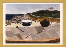 `An Island Still Life - July 1993 by Rachel Nicholson` - Postally Unused - St Ives Printing & Publishing Co. Postcard.