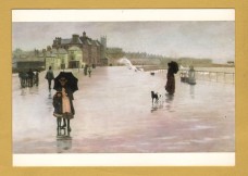 `The Rain it Raineth Every Day by Martin Garstin` - Postally Unused - The Medici Society Postcard.