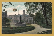 `Carlisle Station - N & C Series` - Postally Used-1905 - A. & C. Black, Ltd Postcard.