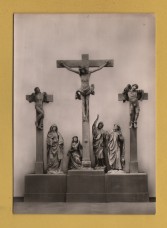 `Frankfurt Cathedral/M - Crucifixion by Hans Backoffen, 1509` - Postally Unused - Cathedral Postcard.