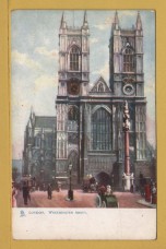 `London - `London, Westminster Abbey` - Oilette - 7422` - Postally Unused - Raphael Tuck & Sons Postcard.