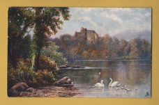 `Scottish Castles - `Glengary Castle, Loch Oich` - Oilette - 7181` - Postally Unused - Raphael Tuck & Sons Postcard.