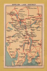 `English Lake District` - Postally Unused - Lt-Col P.M.Hope, O.B.E. Postcard