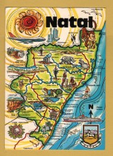 `Natal` - Postally Used-1975 - Artco Postcard `Natal` - Postally Used-1975 - Artco Postcard