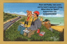 `Poor Old Paddy, Two Years And He Hasn`t Spotted A Thing...Comic Series 2018` - Postally Unused - Bamford & Co Ltd Postcard