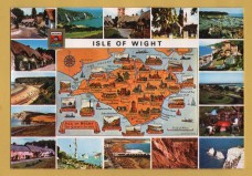 `Isle of Wight` - Postally Unused (although message written to rear) - W.J.Nigh Postcard