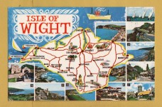 `Isle of Wight` - Postally Used-1978 - Photographic Greeting Card Postcard