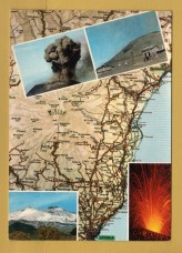 `ETNA m.330 s.m.` - Postally Unused - Marconi Postcard