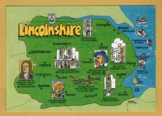 `Lincolnshire` - Postally Unused - John Hinde Postcard `Lincolnshire` - Postally Unused - John Hinde Postcard