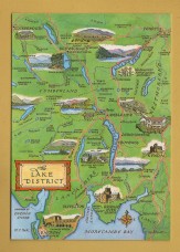 `The Lake District` - Postally Unused - J.Salmon Postcard