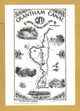 `Grantham Canal` - Postally Unused - Countryside Art Postcard `Grantham Canal` - Postally Unused - Countryside Art Postcard