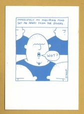 `Immediately My Inquiring Mind....` - Postally Unused - Stamp Collection Postcard `Immediately My Inquiring Mind....` - Postally Unused - Stamp Collection Postcard