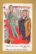 `Would You Care To Walk This Way Sir?....` - Postally Used-1950 - Raphael Tuck & Sons Postcard