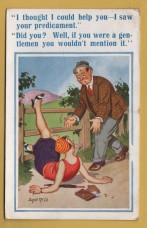 `I Thought I Could Help You-I Saw Your Predicament...`- Donald Mcgill - Postally Used-1937 - XL Series Postcard