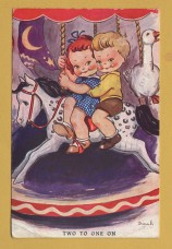 `Two To One On` - Postally Used-1948 - Raphael Tuck & Sons Ltd Postcard