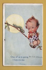 `One Of Us Is Going To The Needles, I Fink It`s Me` - Postally Used-1926 - E.T.W.Dennis Postcard