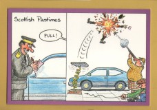 `Traffic Warden by Chris Tyler` - Postally Unused - Exclusive Card Co. Postcard