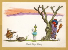 `Hamish Haggis Hunting` - Postally Unused - Don-Mor Postcard