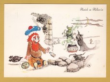 `Hamish on Hallowe`en` - Postally Unused - Don-Mor Postcard