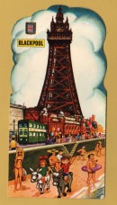 `BLACKPOOL`- Postally Used-1985 - FISA Postcard.