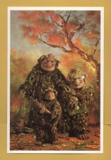 `Another Legendary Service from Lloyd`s Bank - Troll Family`- Postally Unused - Lloyd`s Bank Postcard.