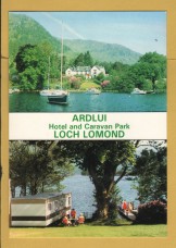 `ARDLUI - Hotel and Caravan Park - Loch Lomond`- Postally Unused - Braemar Films Postcard.
