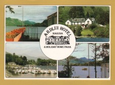 `ARDLUI HOTEL Marina & Holiday Home Park`- Postally Unused - Whiteholme Postcard.