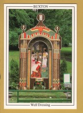 `BUXTON - Well Dressing`- Postally Unused - E.T.W.Dennis Postcard.