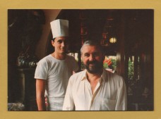 `Lino e Marco - Locanda alla Posta "da Lino" - Solighetto (Tv)`- Postally Unused - Grafiche V. Bernardi Postcard.