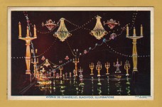 `Avenue De Chandelles, Blackpool Illuminations`- Postally Unused - Saidman Bros Postcard.