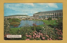 `BUTLIN`S Minehead - The Boating Lake and Gardens`- Postally Used-1974 - Butlin`s Postcard.